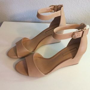 Nude Dressy Wedge